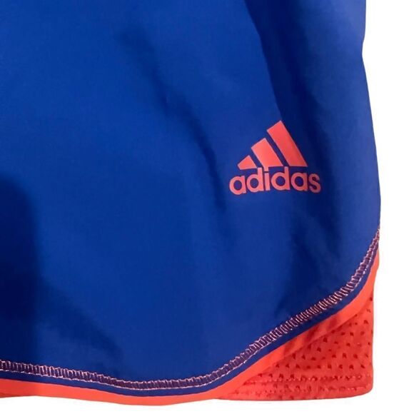 Adidas Climalite Orange and blue Pull on athletic shorts Size XL - Picture 3 of 6